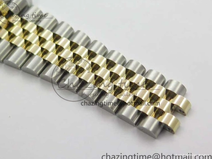 AAA Replica Watches SS Dial Wrapped WWF SS YG 41 Crystals DateJust 3128 on A YG Bracelet SoftTouch Edition Jubilee Best Wrapped Makers 126333 Black 0117